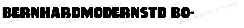 bernhardmodernstd bo字体转换